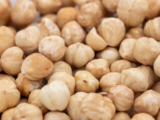 close up of peanuts