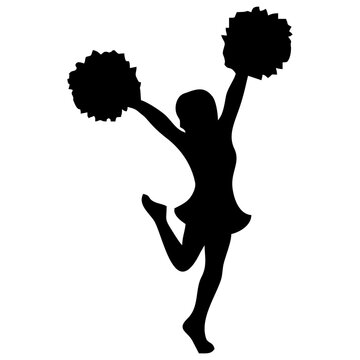 recommend clip art: cheerleader silhouette