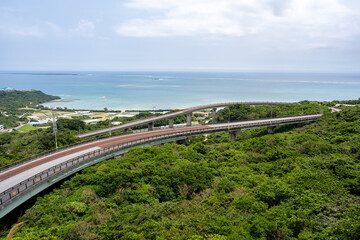 ニライカナイ橋展望台から眺望