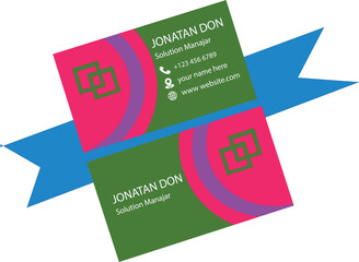 Business card design poster corporate business card very easy to use the entices editable it can be edited them green color corporate business flyer  template  design set with proposal, promotion .