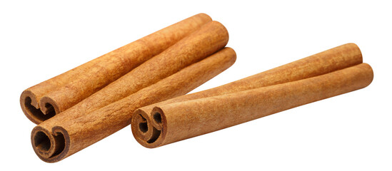 Delicious cinnamon sticks cut out