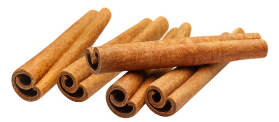 Delicious cinnamon sticks cut out