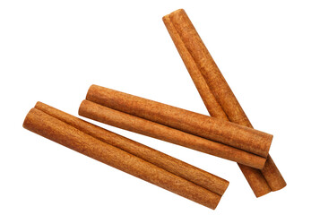 Delicious cinnamon sticks cut out
