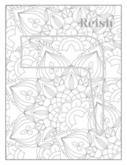 Hebrew Alphabet Letters Alephbet Mandala Coloring Pages,Reish