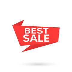 Red percent sign on white, Label super sale, Label super sale, Best offer