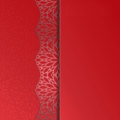 faire-part , invitation rouge