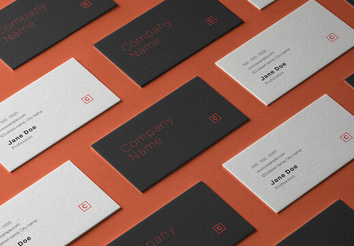 Minimal Personal Business Card Layout