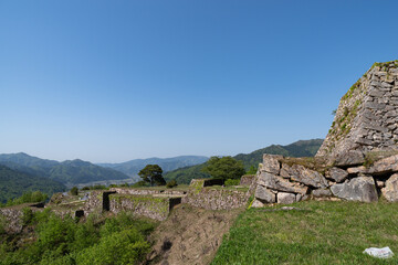 山の上の城跡　兵庫県