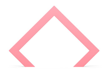 3d podium pink elegant squared geometric backdrop product display