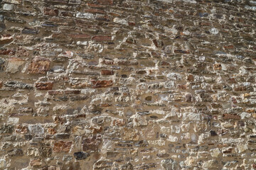 surface of a brick wall