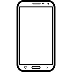 Mobile Phone Popular Model Samsung Galaxy Note Icon