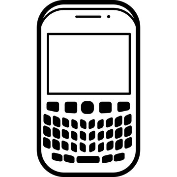 Mobile Phone Popular Model Blackberry Curve Icon