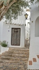 Fototapeta premium Binibèquer Vell, village typique de lîle de MInorque, Baléares, Espagne