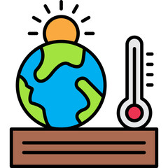 Global Warming Icon