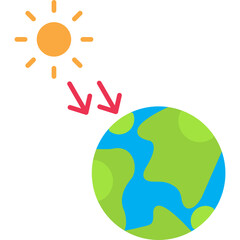 Solar Radiation Icon