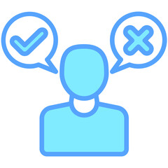 decision making, business and finance icons.