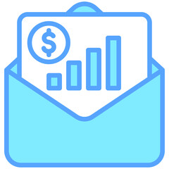 communication mail business and finance icons.