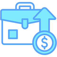 growth investment portfolio business and finance icons.