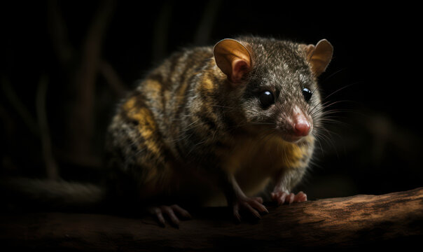 photo of glider marsupial in its natural habitat. Generative AI