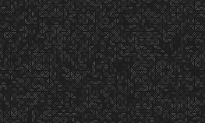 Fototapeta premium Abstract triangle pattern. Dark polygonal background. Vector illustration for your design.