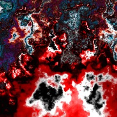 Fractal complex red patterns - Mandelbrot set detail, digital artwork for creative graphic