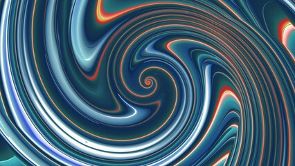 Fototapeta na wymiar Fractal complex blue patterns - Mandelbrot set detail, digital artwork for creative graphic