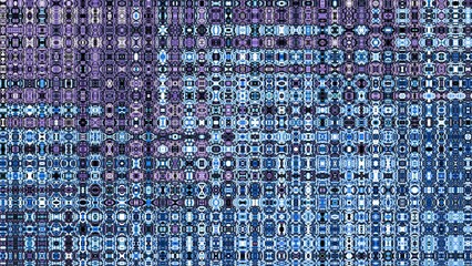 Fractal complex blue purple patterns - Mandelbrot set detail, digital artwork for creative graphic