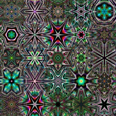 Fractal complex patterns - Mandelbrot set detail, digital artwork for creative graphic - 599548438