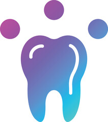 Obraz premium Teeth Vector Icon Design Illustration