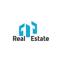 Real estate logo icon design template