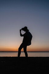 silhouette of a person