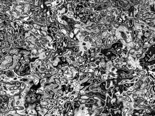 Fractal complex black white patterns - Mandelbrot set detail, digital artwork for creative graphic