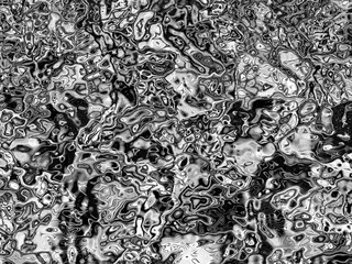 Fractal complex black white patterns - Mandelbrot set detail, digital artwork for creative graphic