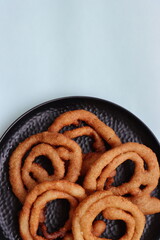 Sel roti, ring shaped sweet bread, popular food in nepal, sikkim