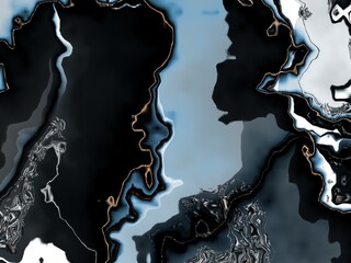 Fractal complex patterns - Mandelbrot set detail, digital artwork for creative graphic - 599550288