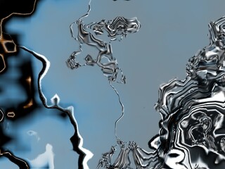 Fractal complex patterns - Mandelbrot set detail, digital artwork for creative graphic - 599550294