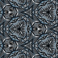 Fractal complex patterns - Mandelbrot set detail, digital artwork for creative graphic - 599550298