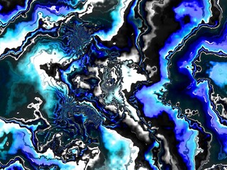 Fractal complex patterns - Mandelbrot set detail, digital artwork for creative graphic - 599550436