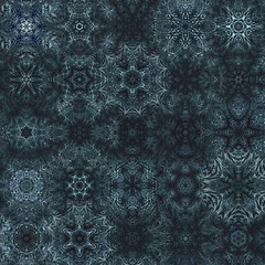 Fractal complex patterns - Mandelbrot set detail, digital artwork for creative graphic - 599550447