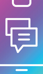 Message Vector Icon Design Illustration