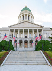 Maine State House located in Augusta