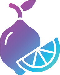 Lemon Vector Icon Design Illustration