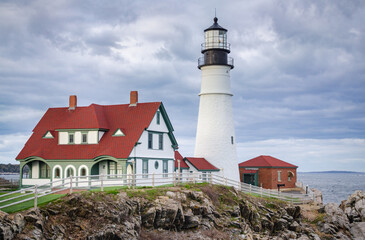 Portland Head Light, in Cape Elizabeth, Maine