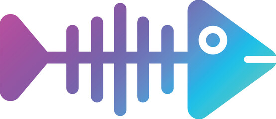 Fish tail Vector Icon Design Illustration