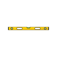 Spirit level isolated vector graphics
