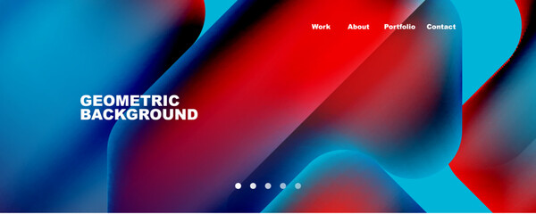 Geometric fluid shapes with liquid colors abstract background. Vector Illustration For Wallpaper, Banner, Background, Card, Book Illustration, landing page