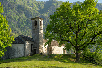 Chiesa di Santa Veronica, Castelveccana, Lago Maggiore, Varese, Lombardei, Italien