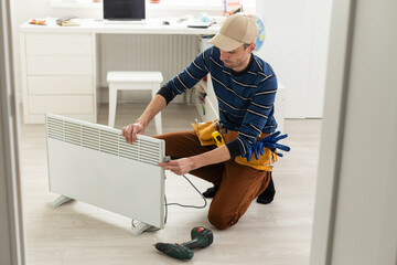 the master repairs the electric heater