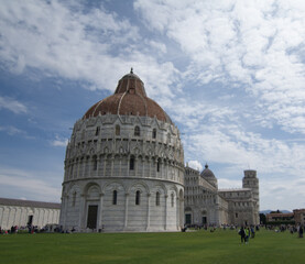 Calm evening at Pisa touristic center