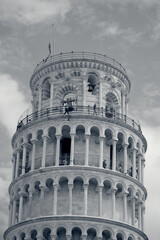 Calm evening at Pisa touristic center